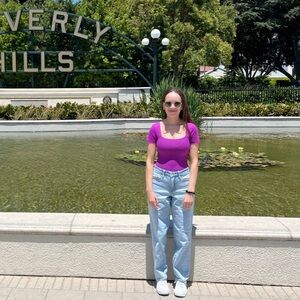 Aritzia Contour Squareneck Shortsleeve Bodysuit